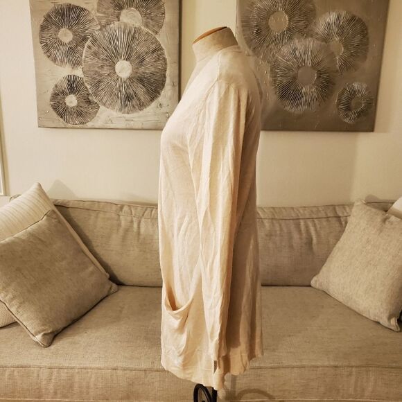 Maison Jules Long Open-Front Jersey Cardigan Sweater size Medium - NEW - Picture 5 of 11